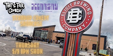 Standup Comedy Show @ Elicit Brewing in Fairfield CT Thursday 5/9 !