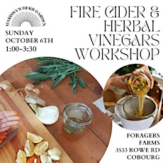 Fire Cider & Herbal Vinegars Workshop