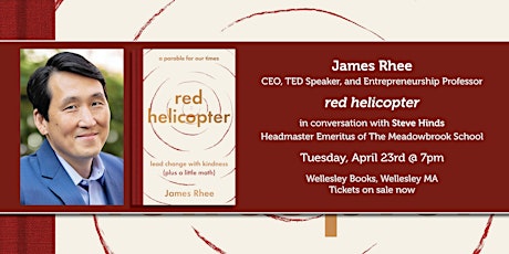 James Rhee presents "red helicopter" with Stephen Hinds
