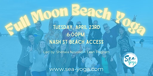 Imagem principal do evento Full Moon Beach Yoga