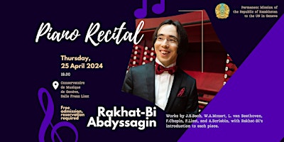 Imagem principal de Rakhat-Bi Abdyssagin. Piano Recital