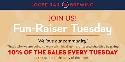 FunRaiser Tuesdays & Chance to Win Brewery Gift Cards! primary image
