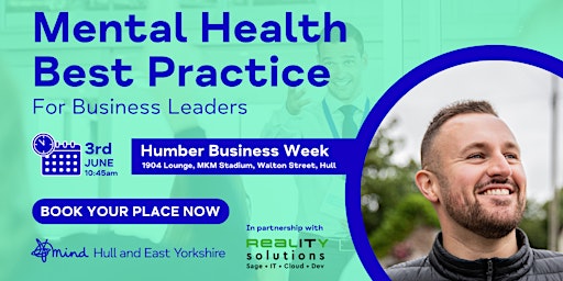 Imagem principal do evento Mental Health Best Practice, for Business Leaders - Humber Business Week