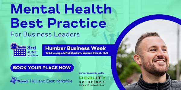 Mental Health Best Practice, for Business Leaders - Humber Business Week