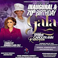 Primaire afbeelding van Inaugural & 70th Birthday Gala honoring Supervisor Carolyn Ann Roberson