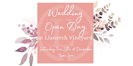 Llanerch Vineyard Wedding Open Day- Saturday 28th December 2024