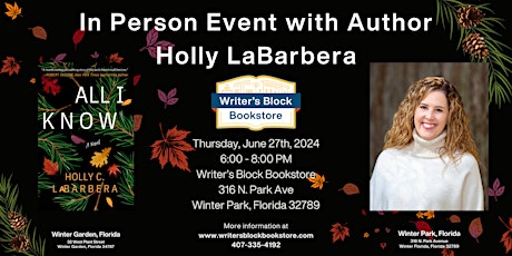In Person Event with Author Holly LaBarbera