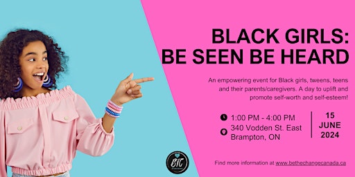 Primaire afbeelding van Black Girls: Be Seen, Be Heard