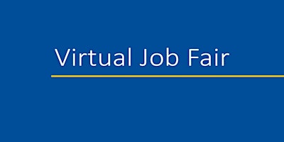 Virtual Job Fair - May 15 primary image