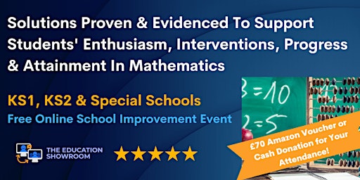 Support Students' Enthusiasm, Progress & Attainment In Mathematics primary image