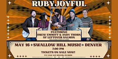 Primaire afbeelding van RubyJoyful feat. Drew Emmitt & Andy Thorn (Leftover Salmon) and Rob Ickes