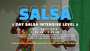 Primaire afbeelding van 1 Day Salsa Intensive Level 2