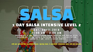 Imagem principal de 1 Day Salsa Intensive Level 2