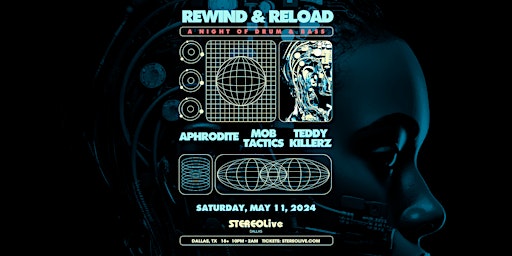 REWIND & RELOAD "A Night of Drum & Bass" - Stereo Live Dallas  primärbild