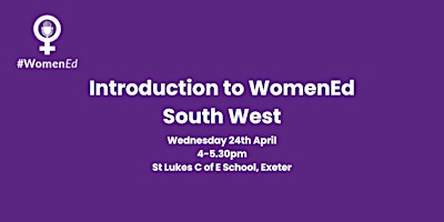 Hauptbild für #Womened: Introduction to WomenEd South West England