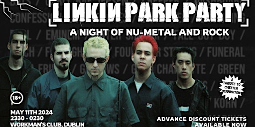 Immagine principale di Linkin Park Party (A Night of Nu-Metal and Rock) Dublin 