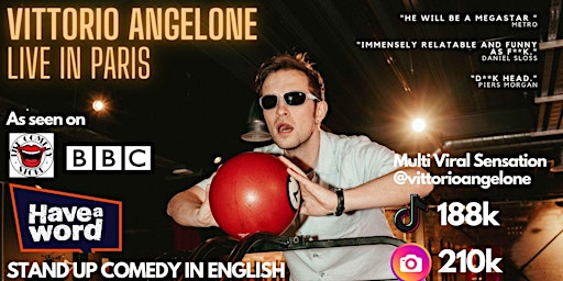 ENGLISH COMEDY SPECIAL - Vittorio Angelone: Live In Paris primary image