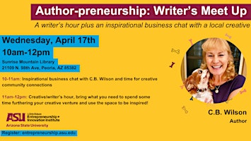 Author-Preneurship: Writer's Meet Up primary image