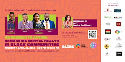 Imagem principal do evento Awareness to Action: Unmasking Mental Health in Black Communities