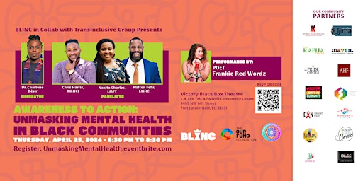 Imagen principal de Awareness to Action: Unmasking Mental Health in Black Communities