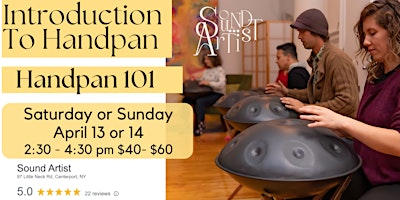 Imagem principal do evento Introduction to Handpan: Handpan 101