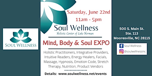 Imagem principal do evento Mind, Body & Soul EXPO