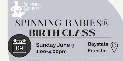Spinning Babies® Birth Class- June 9, 2024 primary image