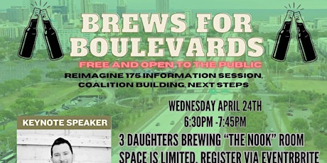 Brews for Boulevards: community information session and coalition building