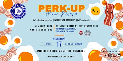 Imagen principal de PERK-UP Pico Rivera Breakfast