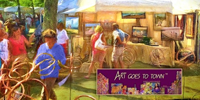 Imagem principal do evento Art Goes To Town - Juried Fine Arts & Craft Fair