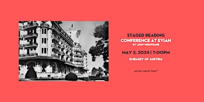 CONFERENCE AT EVIAN | STAGED READING primary image