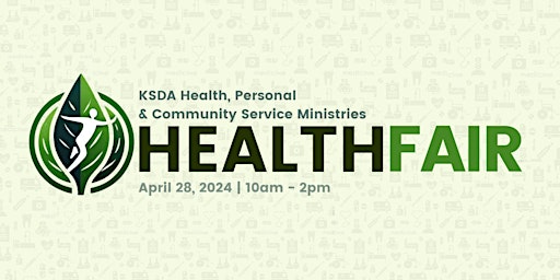 Imagem principal do evento Healthy Choices, Happy Lives | KSDA  Health Fair