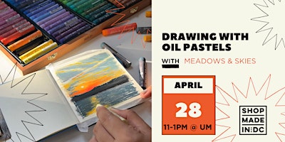 Imagem principal do evento Drawing with Oil Pastels w/Meadows & Skies