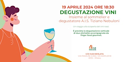 Imagem principal do evento Degustazione vini in Hub