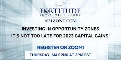 Investing in Opportunity Zones