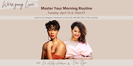 Free Masterclass: Master Your Morning Routine