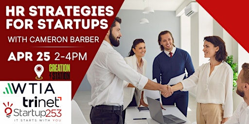 Primaire afbeelding van HR Strategies for Startups: Ensuring you get the right people to grow