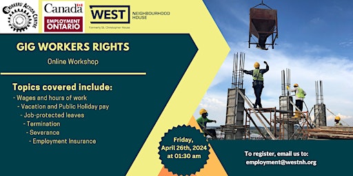 Imagen principal de Workers’ Rights (gig workers) workshop