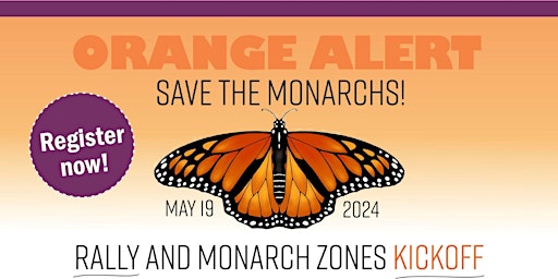 Imagem principal do evento ORANGE ALERT: Save the Monarchs