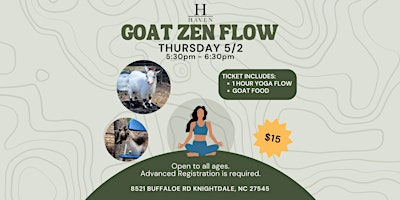 Imagem principal do evento Goat Zen Flow