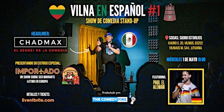 Vilna en Español #1 - Un show especial de comedia stand-up en tu idioma