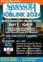 SARASOTA JOB FAIR - BRADENTON LAKEWOOD RANCH - TAMPA BAY JOB FAIR MAY 1 primary image