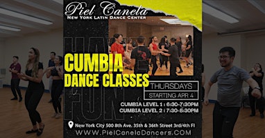 Image principale de Cumbia Dance Class, Level 1 Beginner