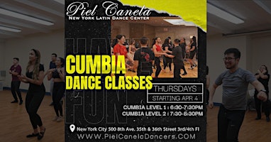 Immagine principale di Cumbia Dance Class, Level 1 Beginner 