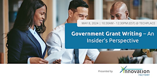 Imagem principal do evento Government Grant Writing – An Insider’s Perspective