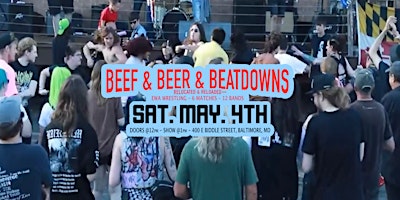 Imagem principal do evento BEEF & BEER & BEATDOWNS 7 (RELOADED & RELOCATED)