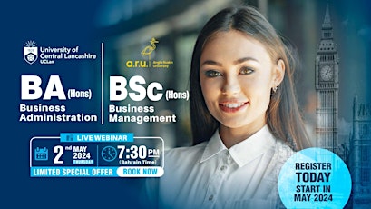 WEBINAR: UK BSC in Business Management Program