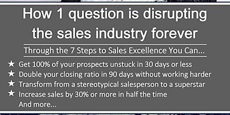 The Greatest Sales Question Ever Asked!