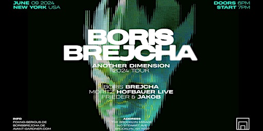 Imagen principal de BORIS BREJCHA: ANOTHER DIMENSION TOUR 2024