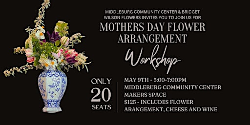 Mother's Day Flower Arranging Workshop primary image